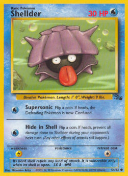 Shellder FO-54 Common Near Mint Englisch