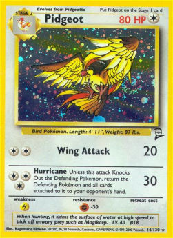 Pidgeot B2-14 Holo Rare Good Englisch
