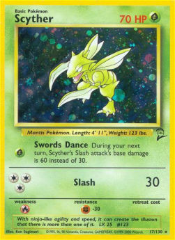 Scyther B2-17 Holo Rare Good Englisch