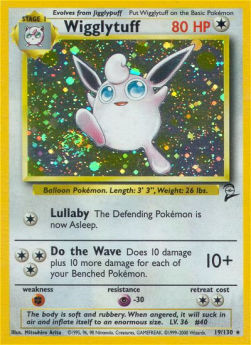 Wigglytuff B2-19 Holo Rare Good Englisch