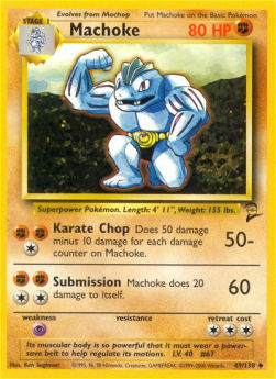 Machoke B2-49 Uncommon Near Mint Englisch