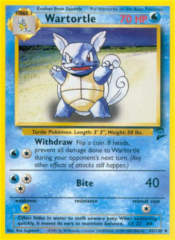 Wartortle B2-63 Uncommon Excellent Englisch