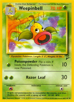 Weepinbell B2-64 Uncommon Excellent Englisch