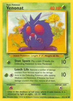 Venonat B2-97 Common Near Mint Englisch
