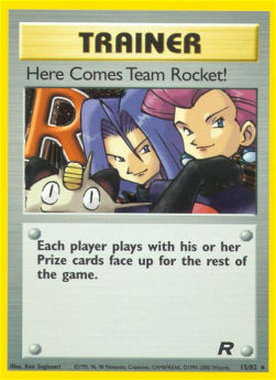 Here Comes Team Rocket! TR-15 Holo Rare Good Englisch 1. Auflage