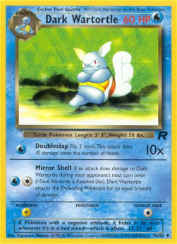 Dark Wartortle TR-46 Uncommon Good Englisch
