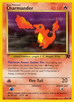 Charmander TR-50 Common Excellent Englisch