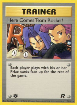 Here Comes Team Rocket! TR-71 Rare PL Englisch