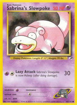 Sabrina's Slowpoke GH-95 Common Poor Englisch
