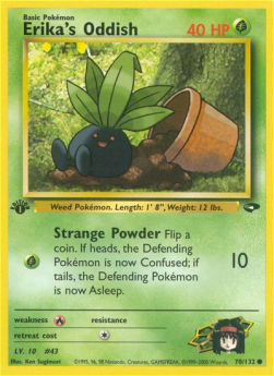 Erika's Oddish GC-70 Common Near Mint Englisch