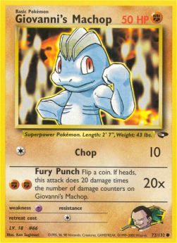 Giovanni's Machop GC-72 Common Good Englisch