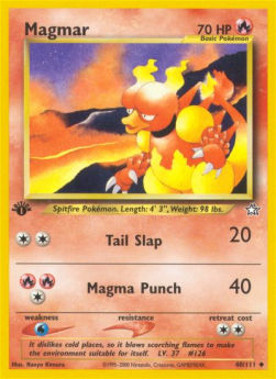 Magmar NG-40 Uncommon Light Played Deutsch