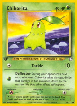 Chikorita NG-53 Common Excellent Englisch