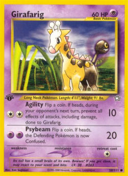 Girafarig NG-58 Common Light Played Deutsch
