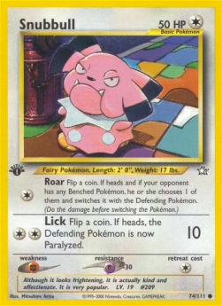 Snubbull NG-74 Common Played Englisch