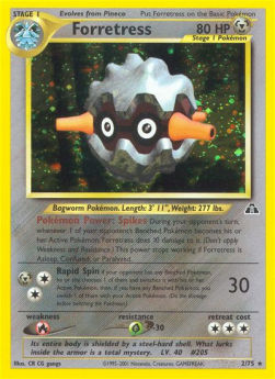 Forretress NDI-2 Holo Rare Poor Englisch