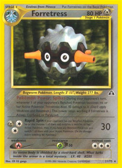 Forretress NDI-21 Rare Played Englisch