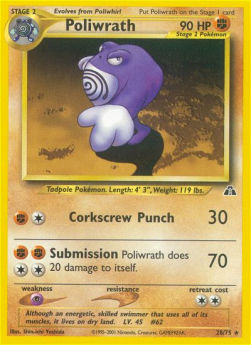 Poliwrath NDI-28 Rare Played Englisch