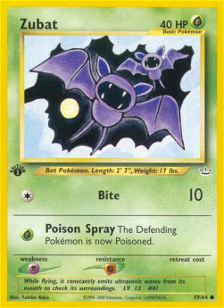 Zubat NR-59 Common Light Played Deutsch