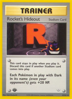 Rocket's Hideout NR-63 Uncommon Light Played Englisch