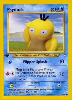 Psyduck NDE-79 Common Near Mint Englisch