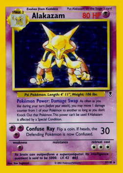 Alakazam LC-1 Holo Rare Near Mint Englisch Reverse Holo