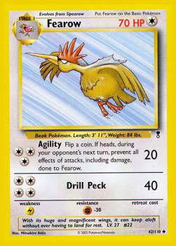 Fearow LC-42 Uncommon Played Japanisch Reverse Holo