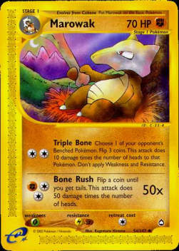 Marowak AQ-54 Uncommon Excellent Englisch