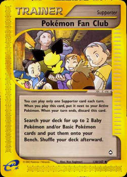 Pokémon Fan Club AQ-130 Uncommon PL Deutsch