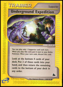 Expedition ins Unterirdische SK-140 Uncommon Light Played Deutsch