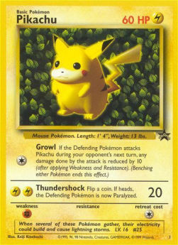 Pikachu WP-1 Promo Good Englisch