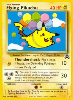 Fliegendes Pikachu WP-25 Promo Poor Deutsch