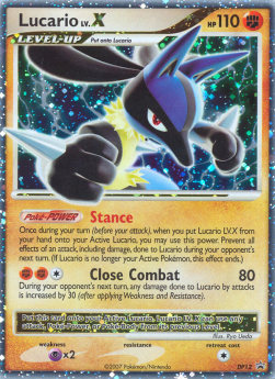 Lucario LV.X DPPR-12 Promo Played Deutsch