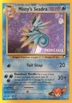 Misty's Seadra GH-9 Promo Good Englisch