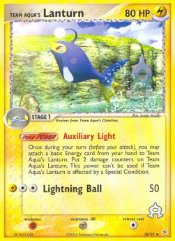 Team Aquas Lanturn MA-28 Uncommon Poor Deutsch