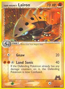 Team Magmas Stollrak (Gnaw) MA-36 Uncommon Poor Deutsch Reverse Holo