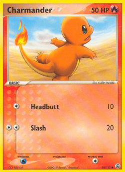 Glumanda (Headbutt) FL-58 Common Near Mint Deutsch