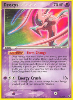 Deoxys DX-17 Rare Played Deutsch
