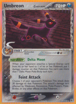 Nachtara δ Delta Species DS-17 Holo Rare Excellent Deutsch Reverse Holo
