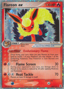 Flamara ex DS-108 Ultra Rare Played Deutsch