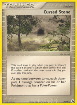 Verfluchter Stein LM-72 Uncommon Excellent Deutsch Reverse Holo
