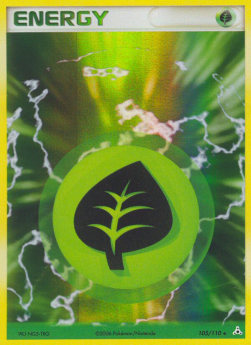 Grass Energy HP-105 Holo Rare Light Played Englisch