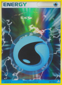 Water Energy HP-107 Holo Rare Light Played Englisch