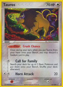 Tauros CG-12 Holo Rare Excellent Deutsch