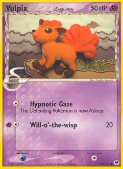 Vulpix δ Delta Species DF-70 Common Played Deutsch