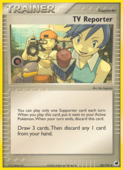 TV-Reporter DF-82 Uncommon Good Deutsch Reverse Holo