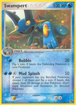 Swampert POP1-5 Rare Good Englisch