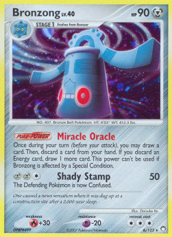 Bronzong Lv.40 MT-6 Holo Rare Light Played Deutsch Reverse Holo