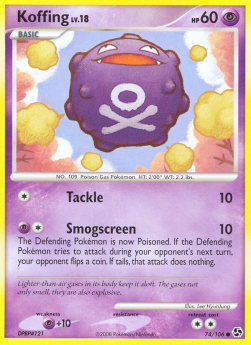 Smogon Lv.18 GE-74 Common Played Deutsch Reverse Holo