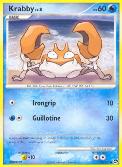 Krabby Lv.8 GE-75 Common Played Deutsch Reverse Holo